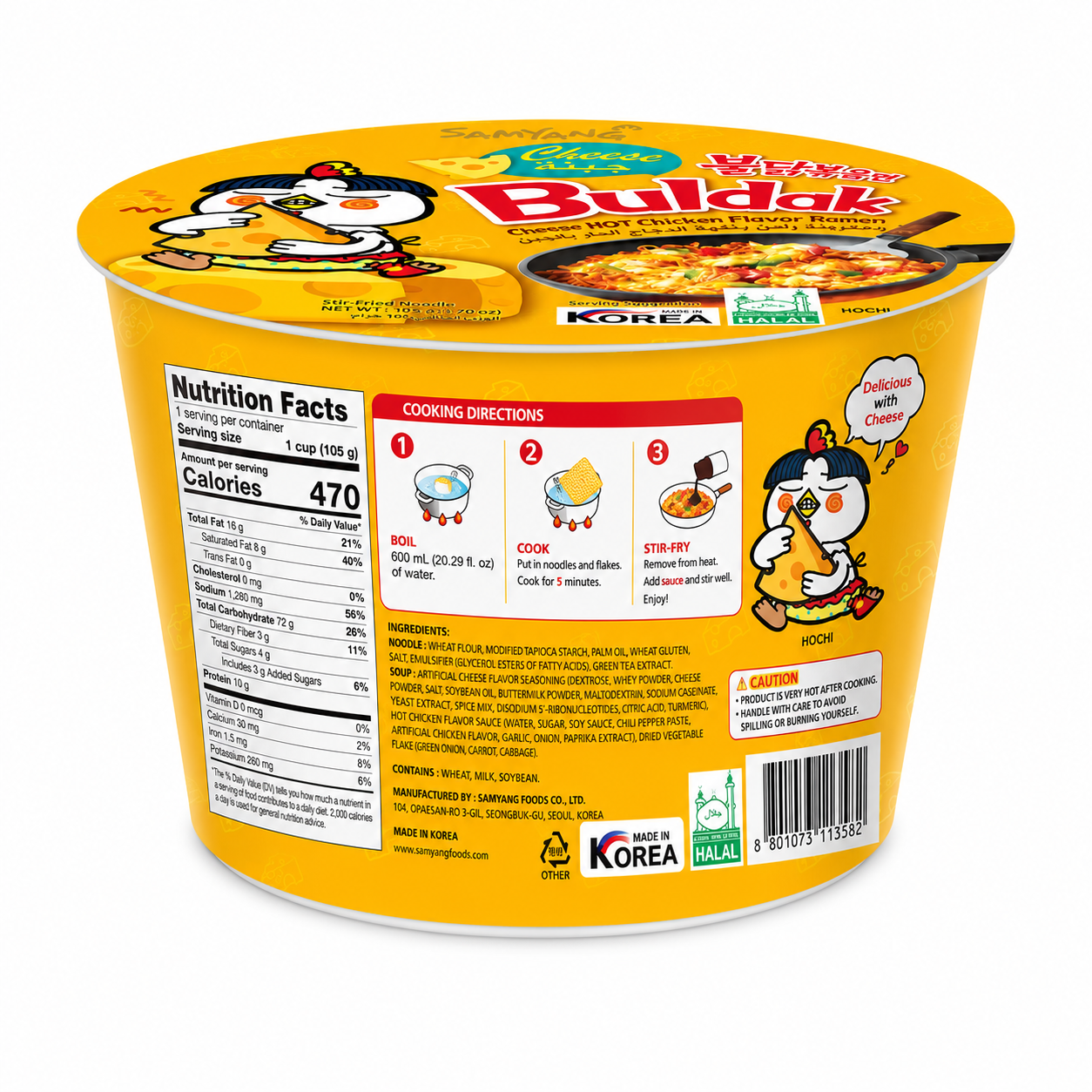 Buldak Big Bowl · Cheese · Quesoso