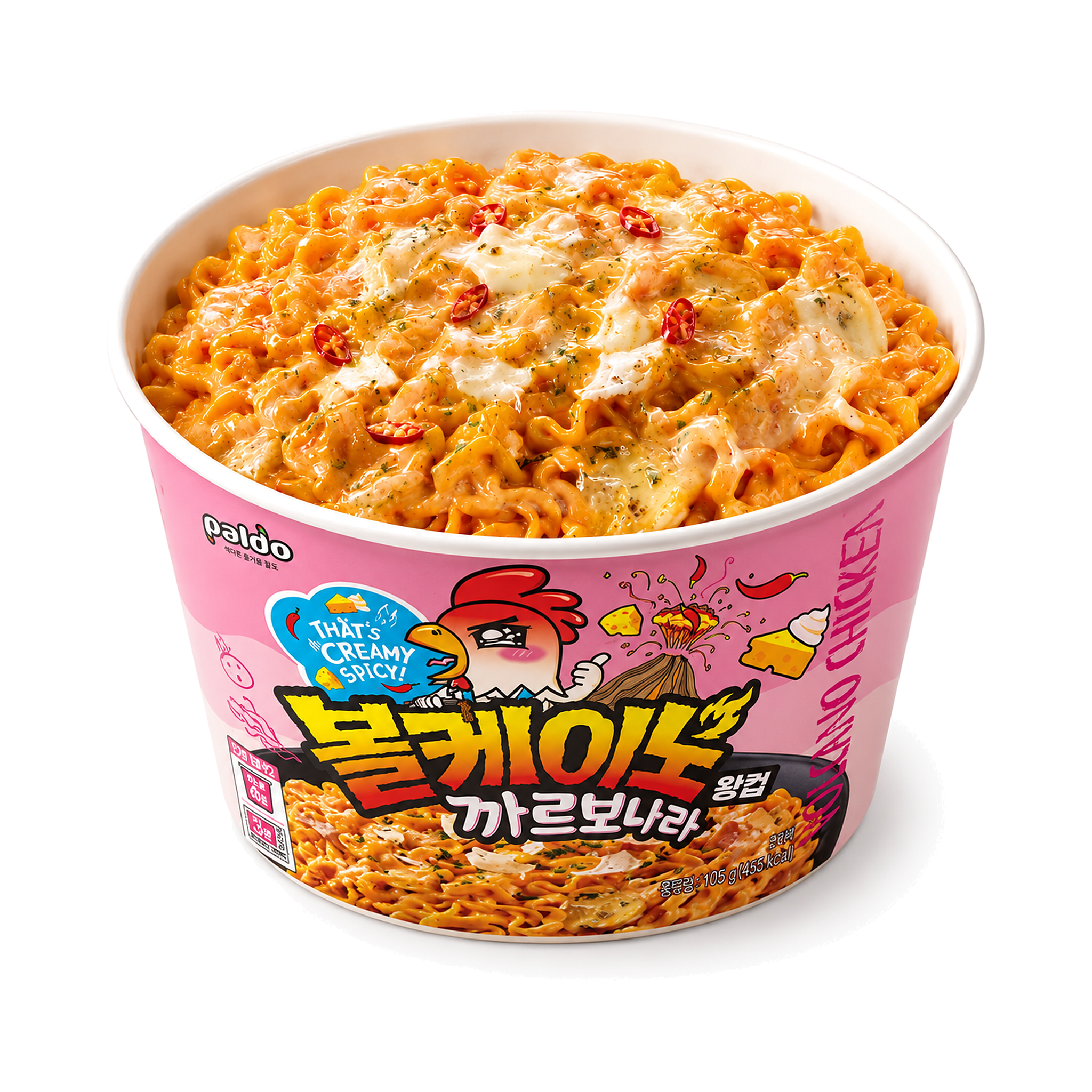 Volcano Big Bowl · Carbonara · Extra Picante