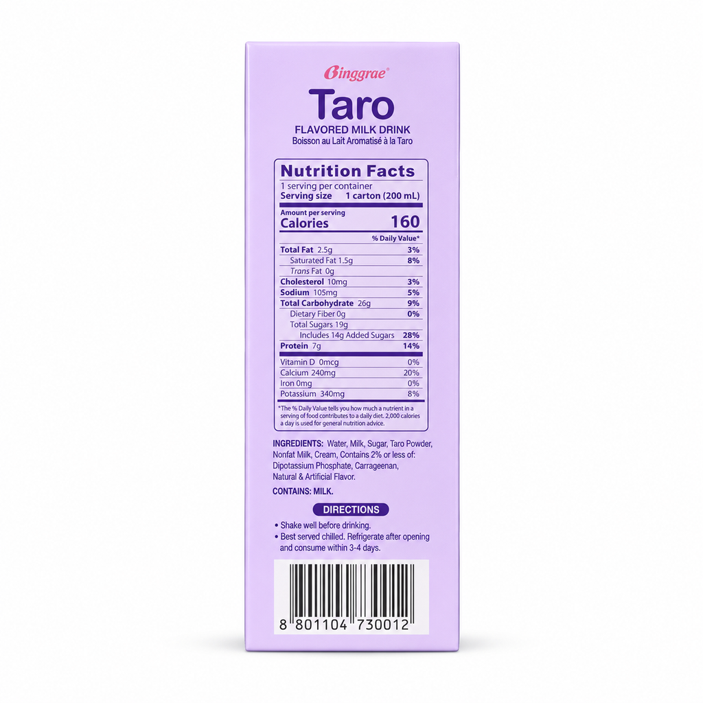 Binggrae · Taro
