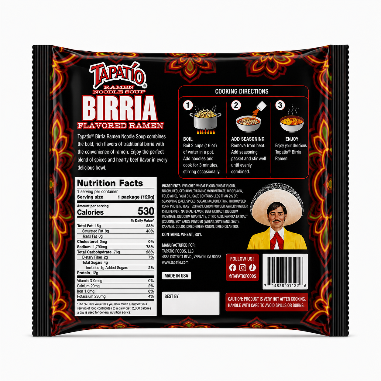 Tapatio · Birria · Ahumado Picante