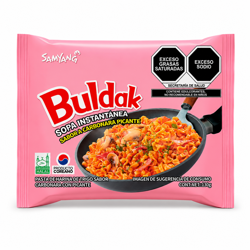 Buldak · Carbonara · Cremoso