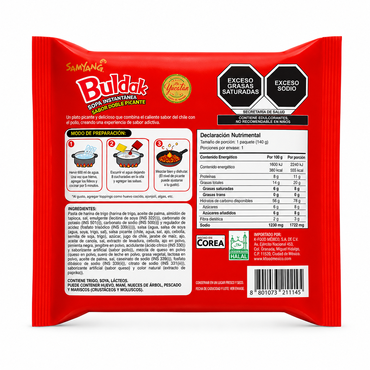 Buldak · Doble Picante · Extra Picante