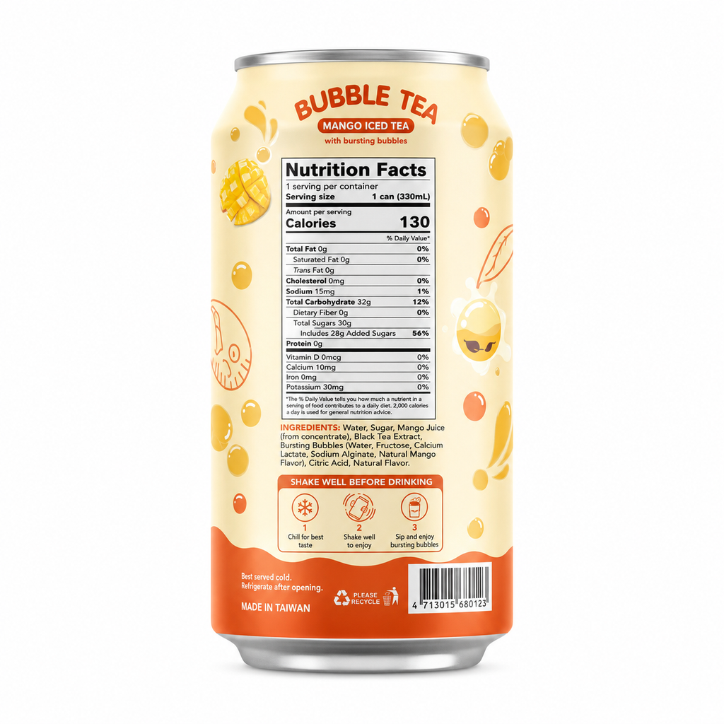 Madam Hong Bubble Tea · Mango