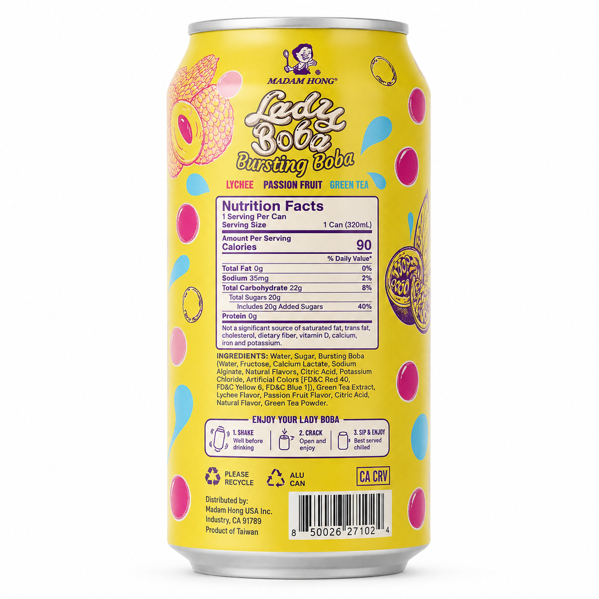 Madam Hong Bubble Tea · Lychee