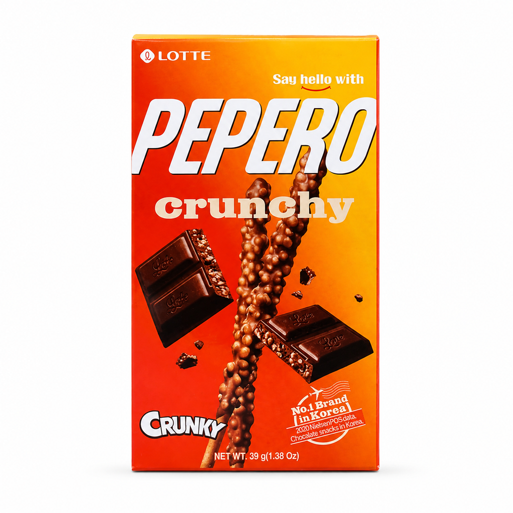 Pepero Crunchy · Avellana · Crujiente