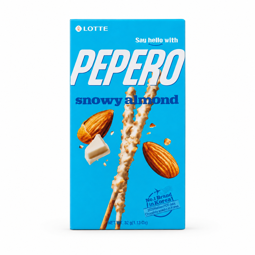 Pepero · Almendra · Chocolate Blanco
