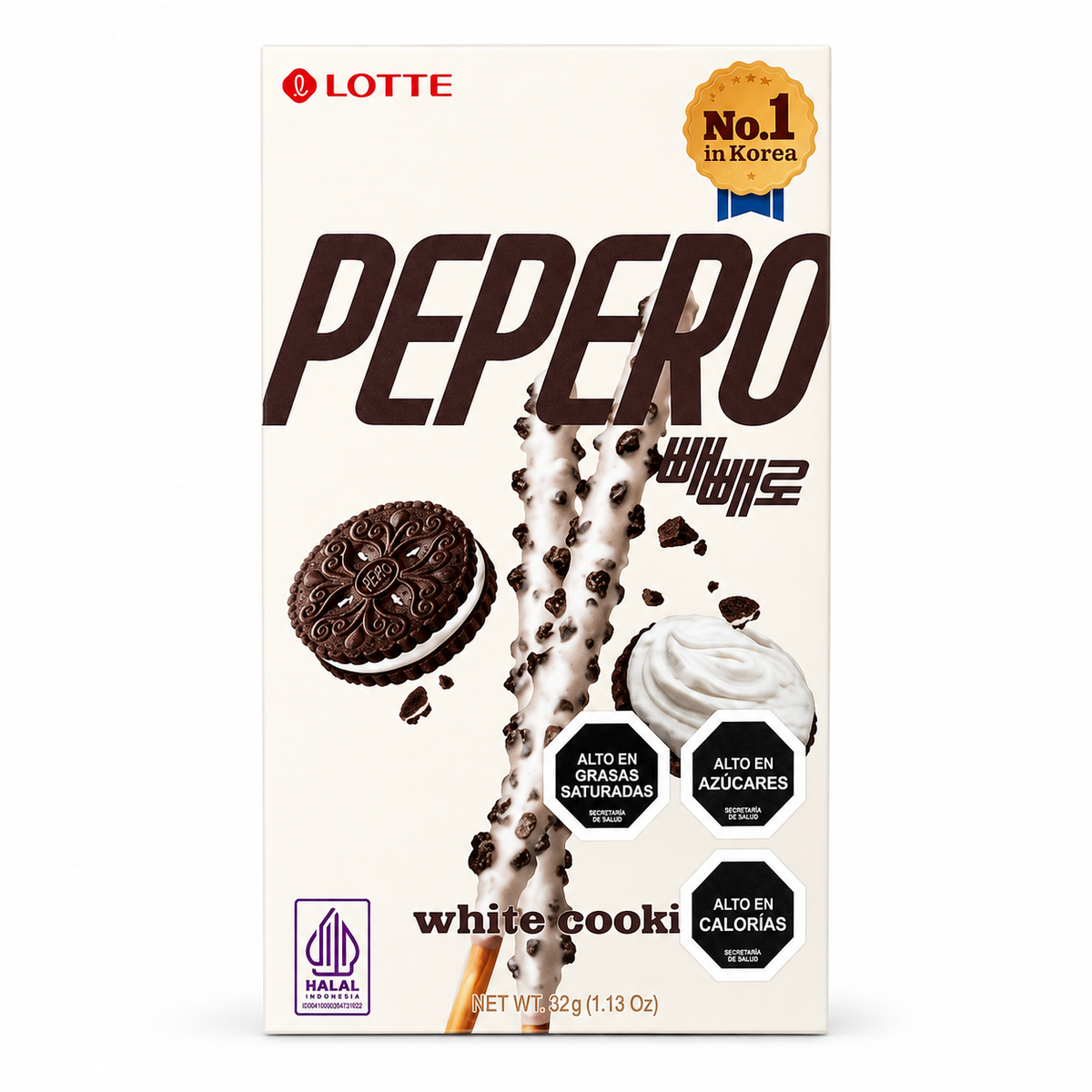 Pepero · Galleta · Chocolate Blanco