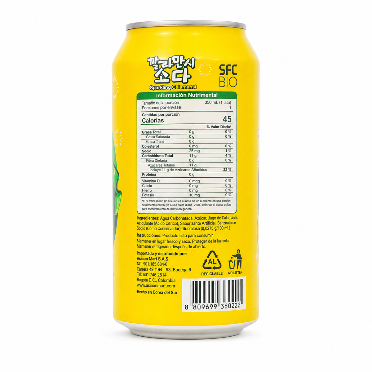 SFC Bio Sparkling · Calamansi