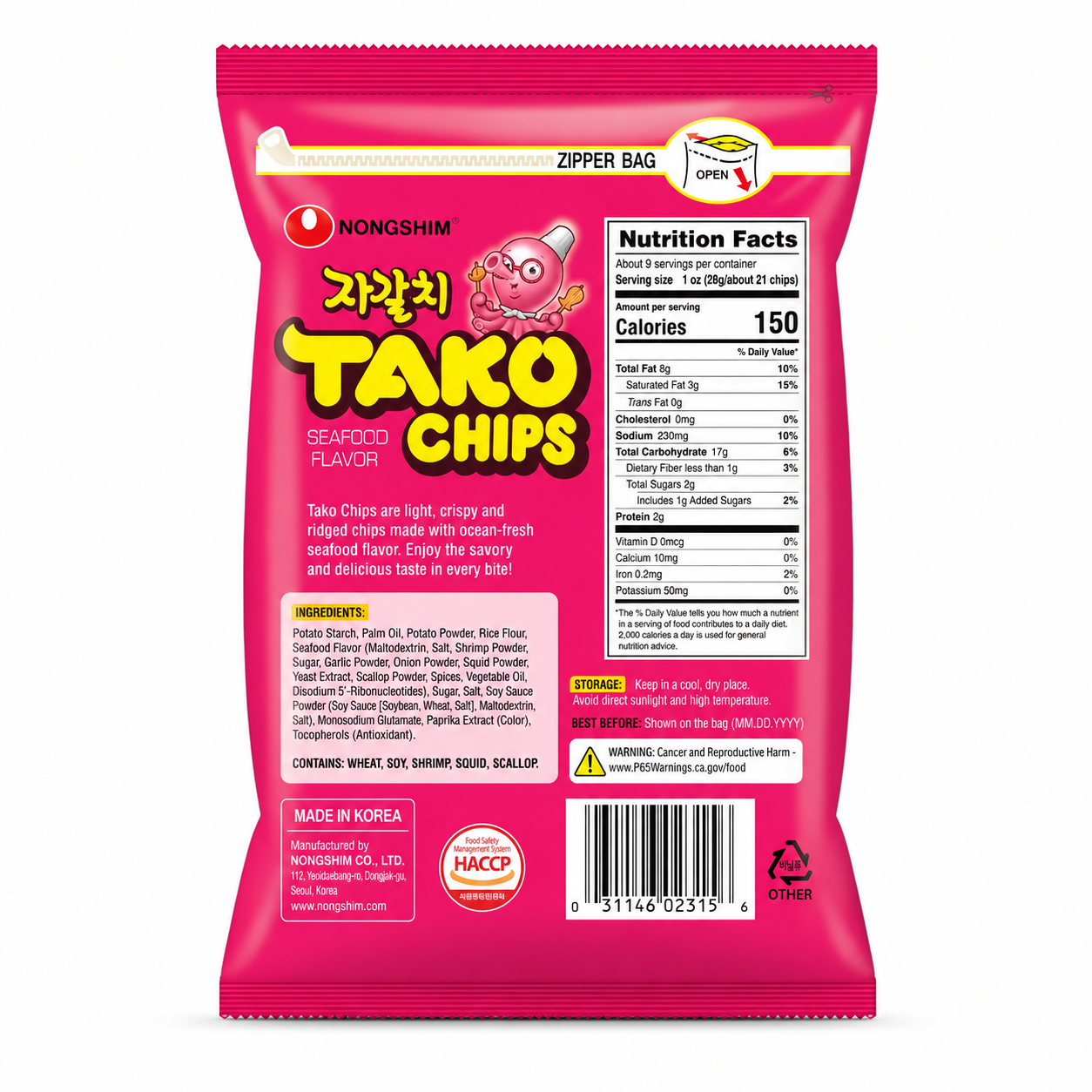 Tako Chips · Camaron · Crujiente Salado