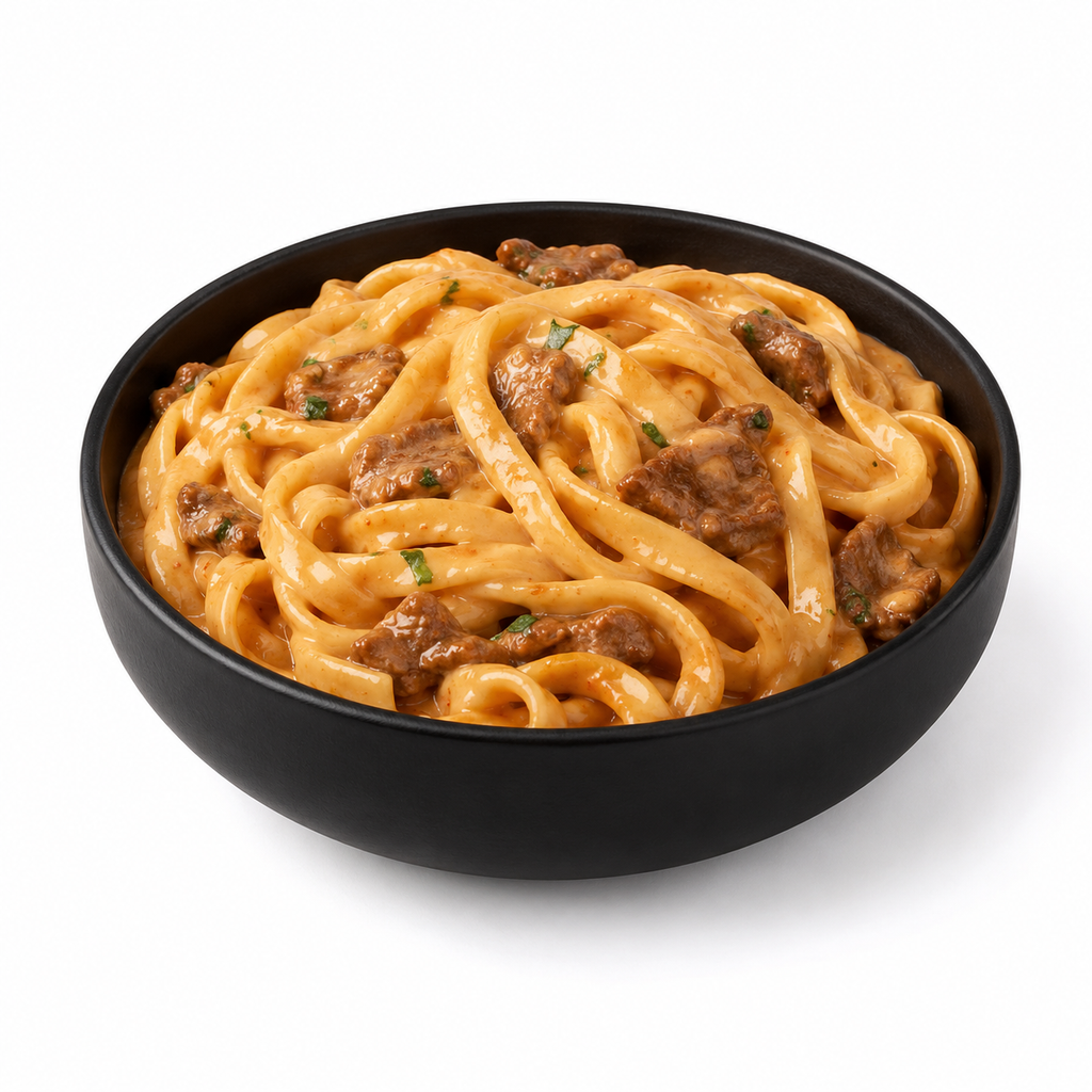 Pasta Tangle · Alfredo Bulgogi · Cremoso Salado