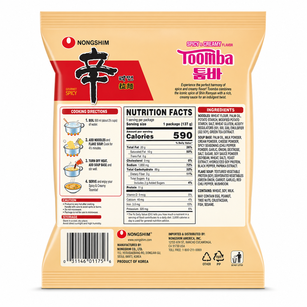 Toomba · Original · Cremoso Con Queso