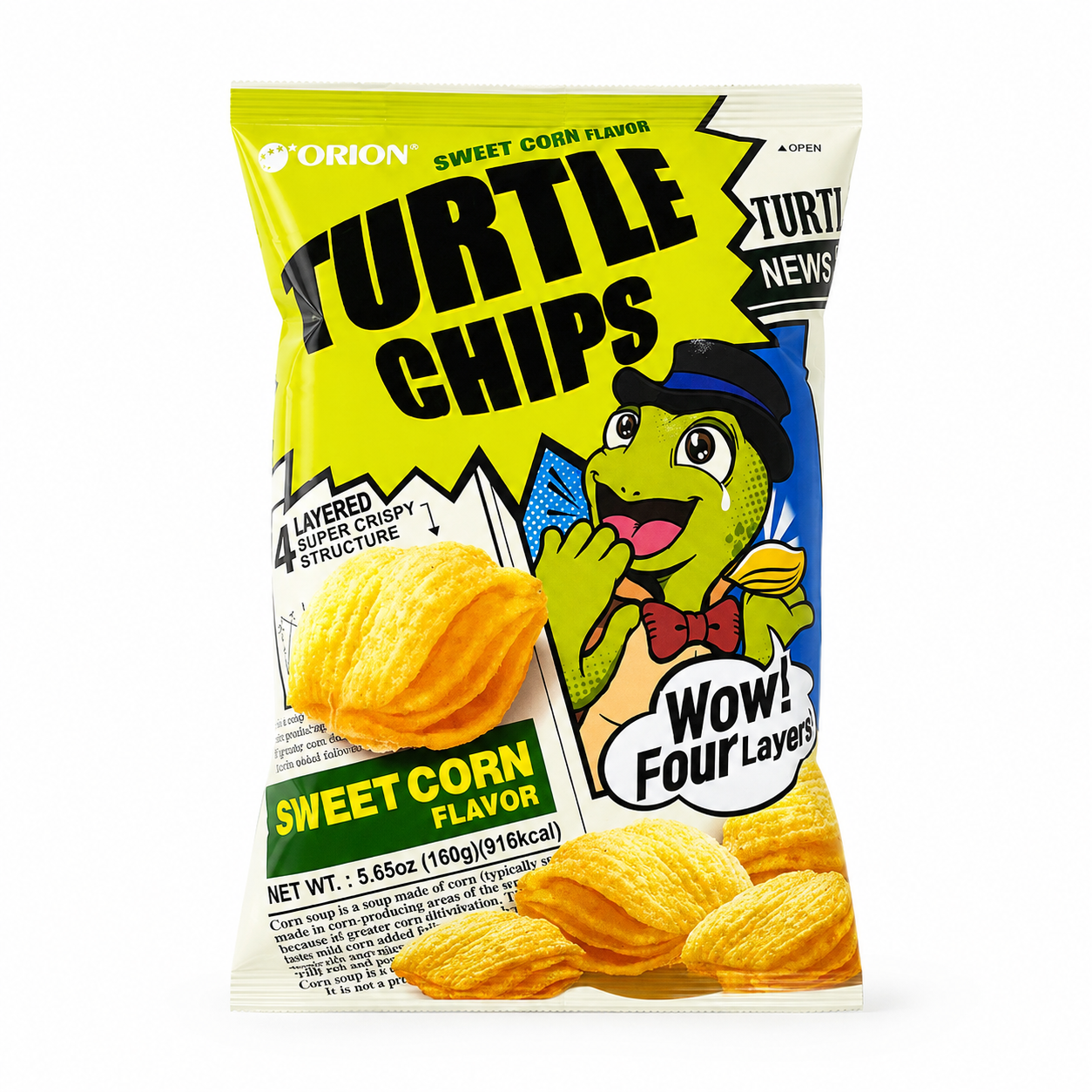 Big Turtle Chips · Elote Dulce · Crujiente Dulce