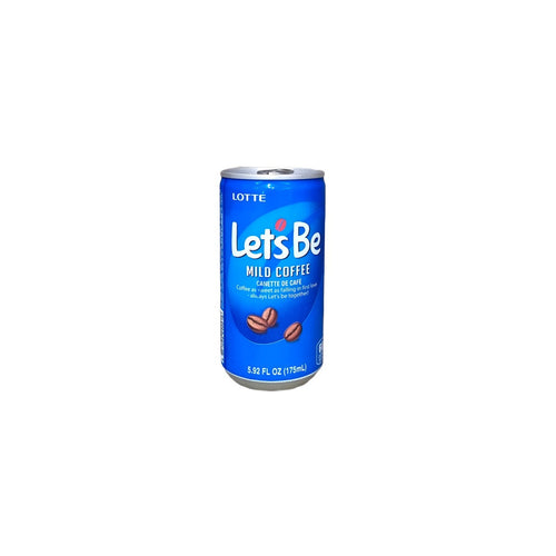 Café latte Let's Be Mild Lotte 175ml café coreano enlatado importado — Menmen