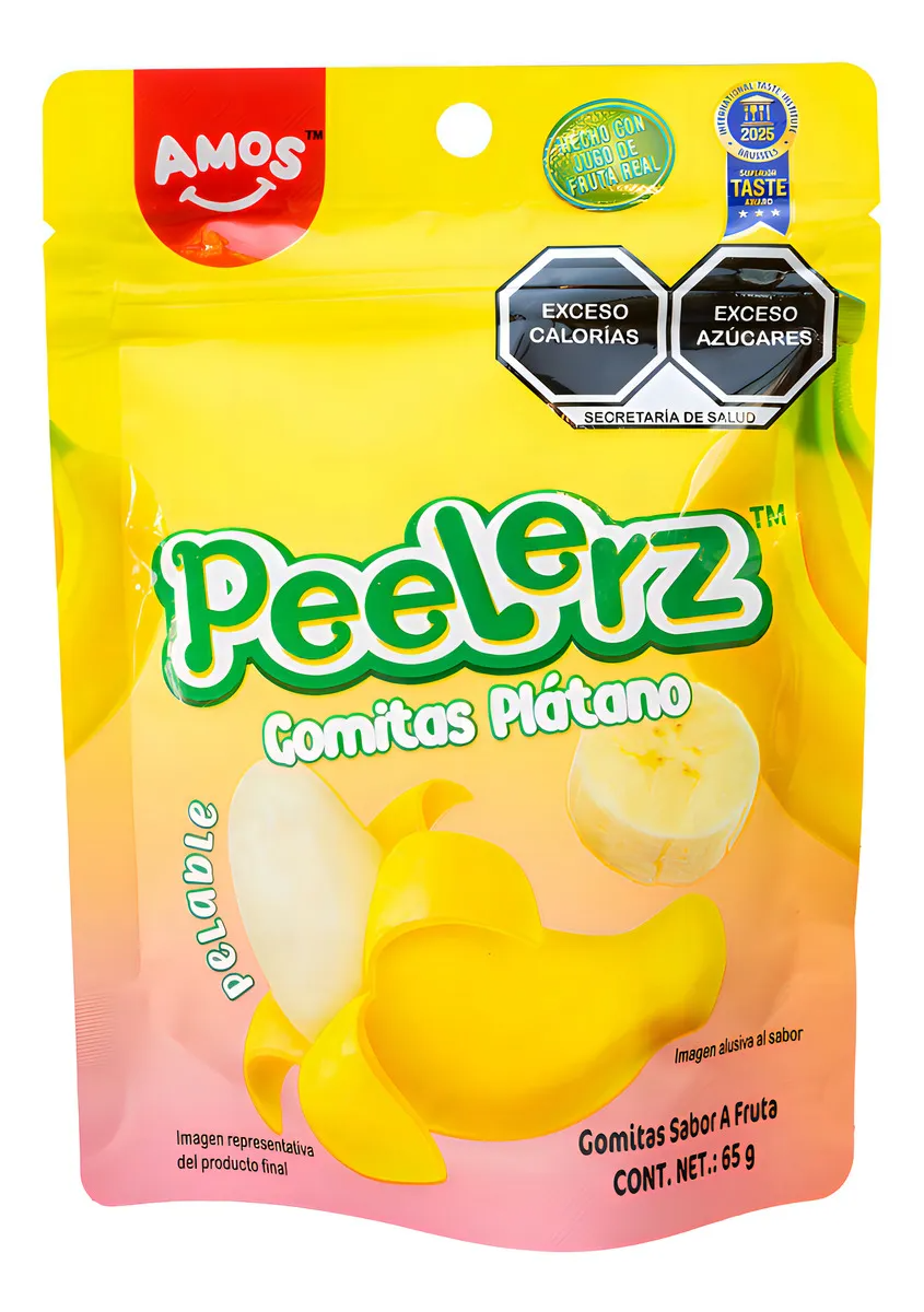 Gomitas Pelables Amos Peelerz 65g · Varios sabores
