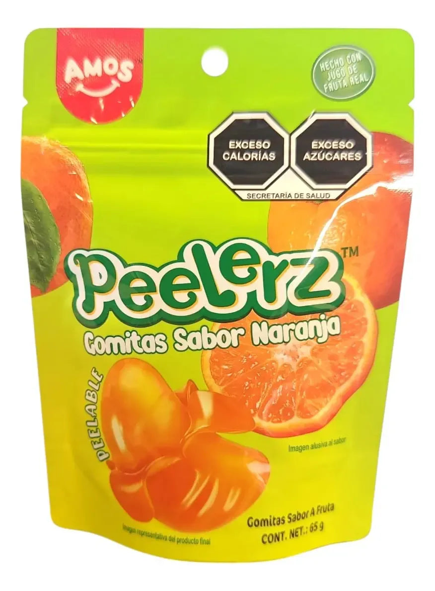 Gomitas Pelables Amos Peelerz 65g · Varios sabores