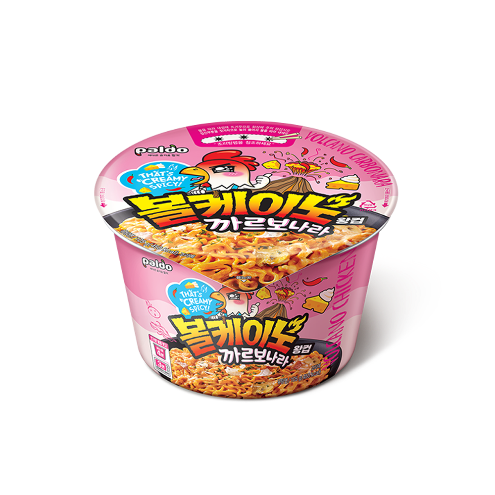 Ramen Volcano Carbonara Big Bowl Paldo 105g