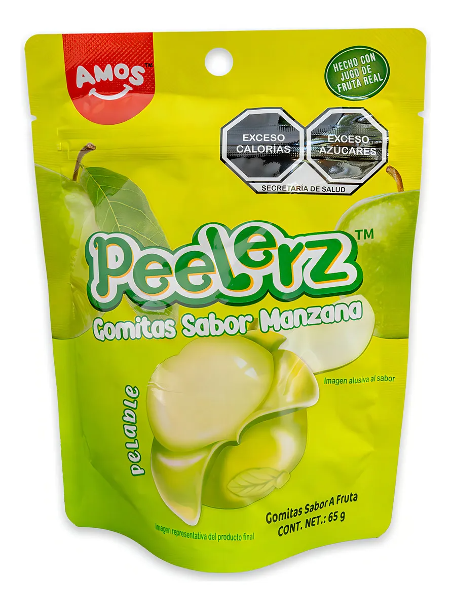 Gomitas Pelables Amos Peelerz 65g · Varios sabores