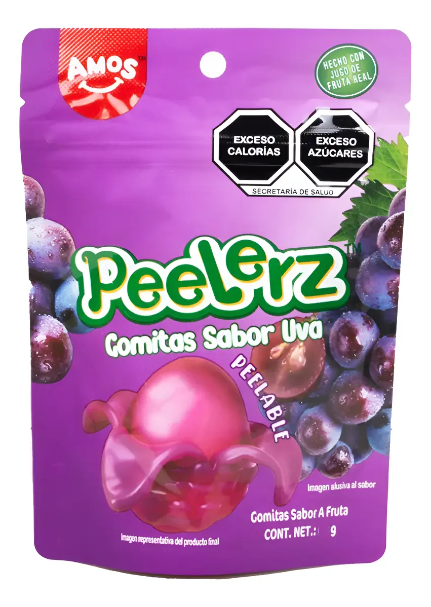 Gomitas Pelables Amos Peelerz 65g · Varios sabores