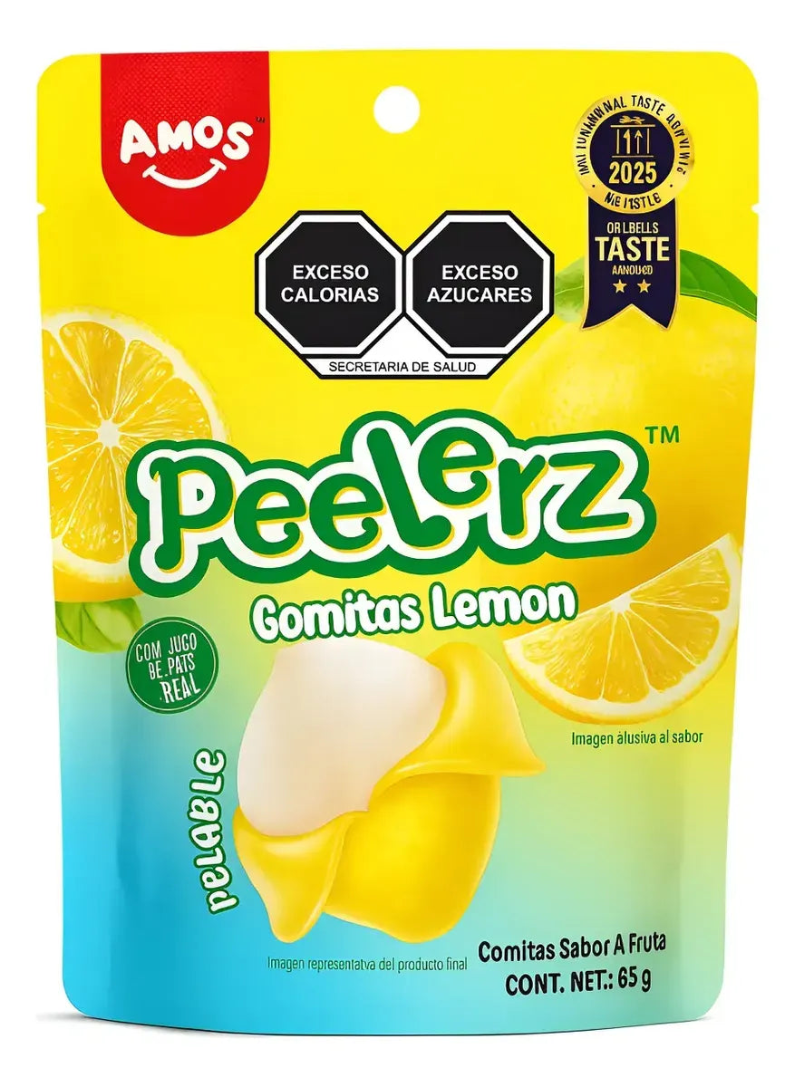 Gomitas Pelables Amos Peelerz 65g · Varios sabores