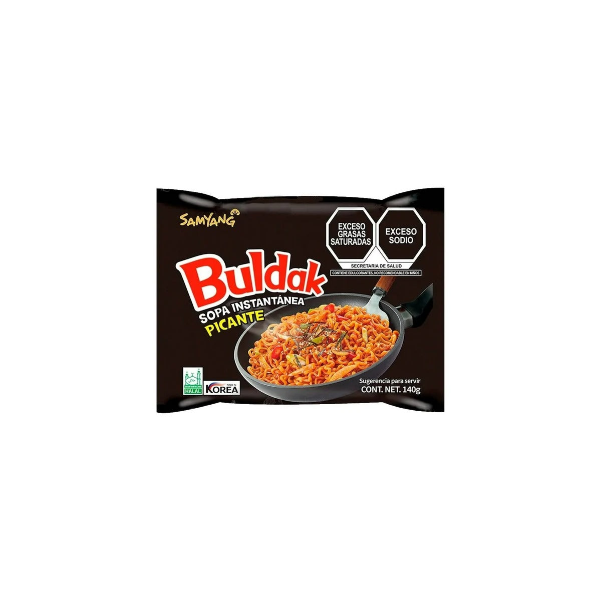 Ramen Buldak Pollo Picante Samyang 140g ramen coreano viral importado — Menmen