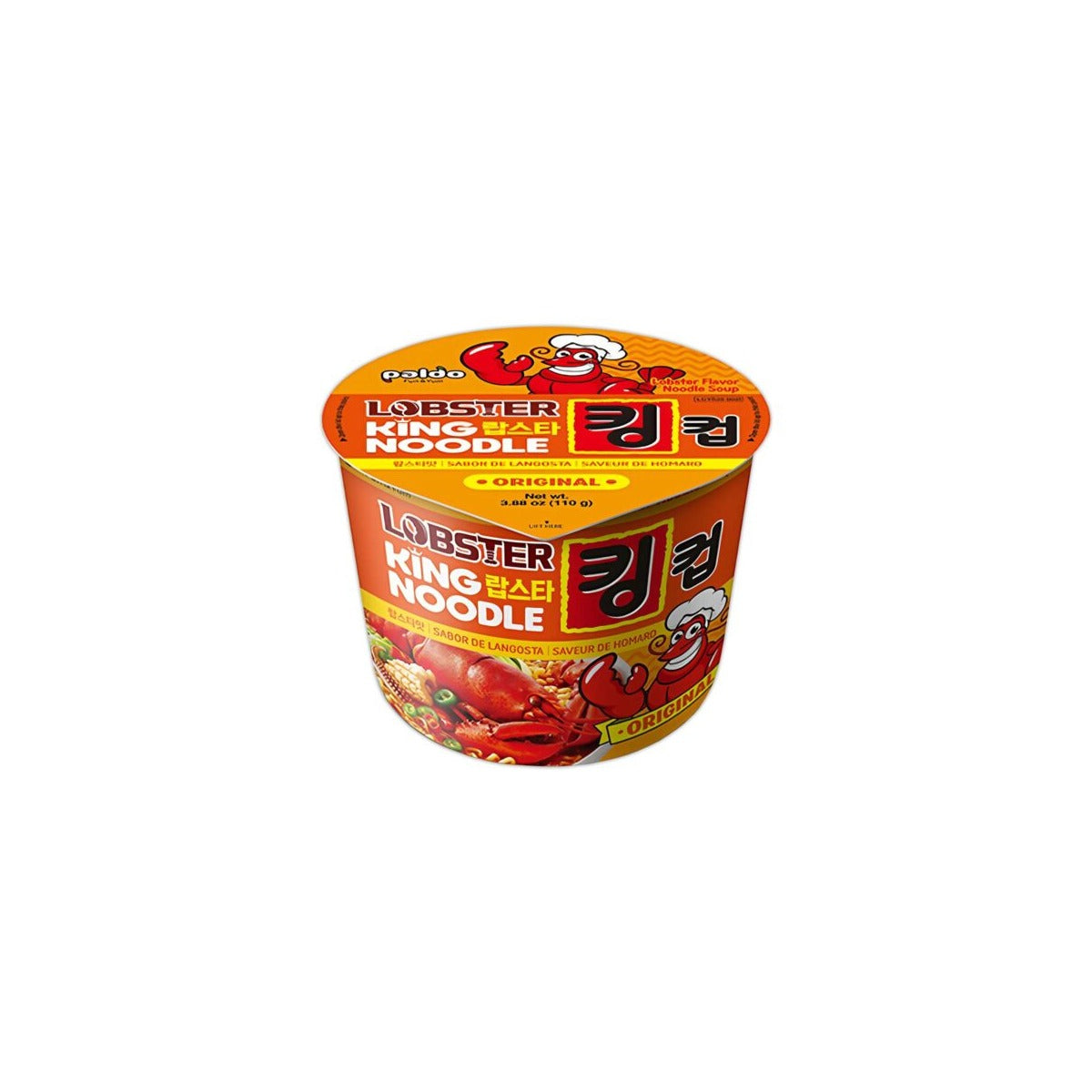 Ramen Lobster Big Bowl Paldo 110g tazón coreano langosta importado — Menmen