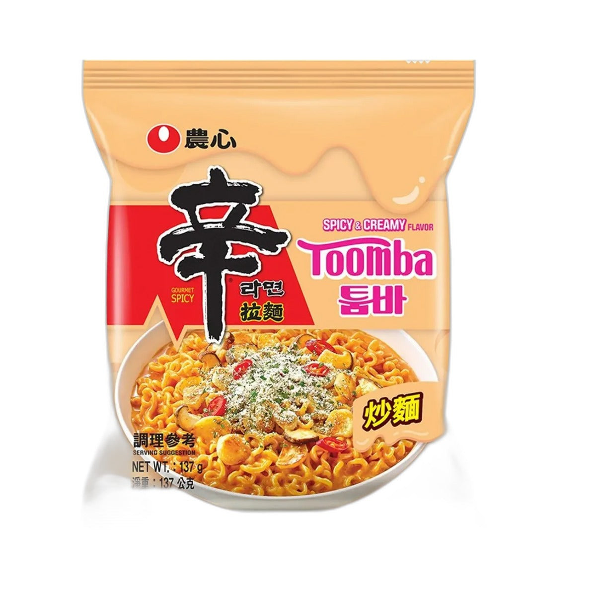 Ramen Toomba Spicy & Creamy Nongshim 137g